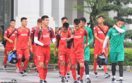 Đội tuyển U23 Việt Nam tích cực tập luyện nhằm ghi điểm với thầy Park