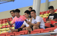 Dàn sao đội tuyển xem giò U23 Việt Nam đấu đàn em U18 