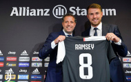 Aaron Ramsey chọn số 8 ở Juventus: Chiếc áo của những huyền thoại