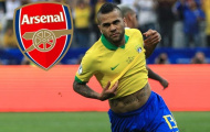 Dani Alves cập bến Emirates: Cú 'áp phe' ngoạn mục của Emery