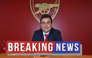 Sếp lớn Arsenal: 'Tôi mà nói tên, cậu ấy sẽ đắt hơn 10 triệu bảng tối nay'