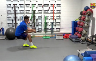 Video Luis Suarez trở lại luyện tập ở Barcelona