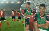 Đây, phản ứng của Ronaldo khi bị đối thủ 'đạo' pha ăn mừng