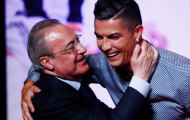 Video Ronaldo tái ngộ chủ tịch Perez ở Madrid