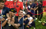 SỐC! Mbappe kéo Neymar xô ra ngoài trong lễ đăng quang Siêu Cúp Pháp