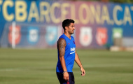 Griezmann thi triển kỹ năng, Luis Suarez căng thẳng trên sân tập