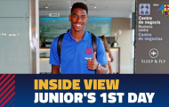 Video ngày đầu của Junior Firpo tại Barcelona