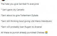 Sarri đang làm mọi cách để trừng phạt Chelsea?