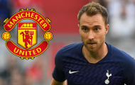 Xác nhận! Tottenham nổ tiếp bom tấn, Man Utd 'sáng cửa' với Eriksen