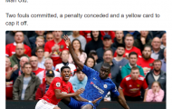 Thống kê kinh hoàng của 'tội đồ' Chelsea trong thảm bại trước Man Utd
