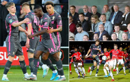 Sao trẻ Arsenal nổ súng, 'Class of 92' của M.U bẽ mặt trước Sir Alex