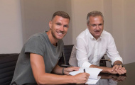 Gia hạn HĐ với AS Roma, Dzeko khiến TTCN bị đảo lộn