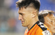 Đỗ Merlo bật khóc khi không thể giúp SHB Đà Nẵng có điểm trước ĐKVĐ Hà Nội