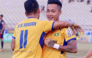 Cựu tuyển thủ U23 Việt Nam lập cú đúp, SLNA đẩy Khánh Hòa vào 'cửa tử'