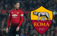 Smalling đến Olimpico, AS Roma có hàng phòng ngự Premier League