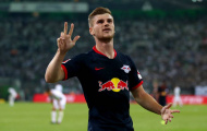 Lập hattrick, Timo Werner cùng đội nhà chiếm ngôi Dortmund