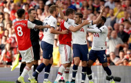 'Thợ săn' đọ tài, Arsenal và Tottenham bất phân thắng bại trong cơn mưa thẻ vàng