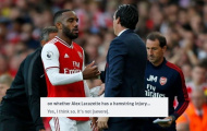 Emery cập nhật chấn thương của Lacazette