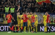 Phạt đền và thẻ đỏ, Tây Ban Nha nhọc nhằn giành 3 điểm trên sân của Romania