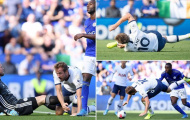 Hài hước! Harry Kane đi bóng, té chổng vó và... vấp phải bàn thắng