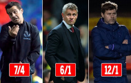 Lò xay Premier League: Solskjaer & Pochettino lọt Top nguy cơ bị trảm