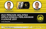 Hai trọng tài Malaysia được 'chi viện' ở 2 lượt cuối V-League 2019