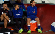 Đây, phản ứng của Griezmann khi bị 'nhốt' lên ghế dự bị