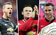 Đội hình hay nhất Man Utd 10 năm qua: Cây săn bàn vĩ đại!