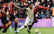 Đã rõ lí do Man Utd không được VAR cho hưởng penalty dù Martial té ngã