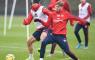Giữa khủng hoảng, buổi tập của Arsenal căng thẳng thấy rõ