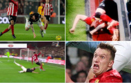 Loạt ảnh 'tấu hài' của Phil Jones trước Sheffield United 