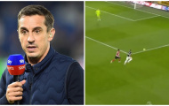 Gary Neville: 'Pha bóng dễ nhất với 1 trung vệ'