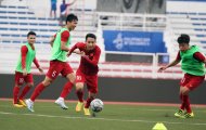 U22 Việt Nam trở lại tập luyện sau trận đấu với U22 Brunei