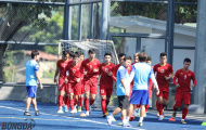 U22 Việt Nam thiệt quân, hăng say tập luyện trước trận đấu với U22 Lào