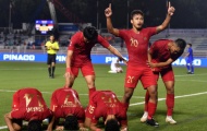 Hạ gục Singapore, Indonesia san bằng cách biệt điểm số với U22 Việt Nam