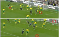 CHOÁNG! Lộ hình ảnh sự cố không thể tin nổi ở bàn thắng của Aubameyang