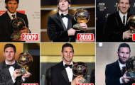 Messi làm được gì trong 6 năm giành danh hiệu QBV