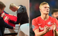 Sự thật sáng tỏ? M.U có câu trả lời khi Haaland ký lên áo đấu!