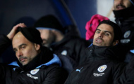 Đây, phản ứng của Pep Guardiola với Arteta trong trận đấu có khả năng là cuối cùng!