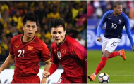 Quang Hải, Đình Trọng trước cơ hội đối đầu với Kylian Mbappe