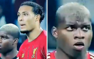 Phản ứng hài hước của tiền đạo Flamengo khi đứng cạnh Virgil van Dijk