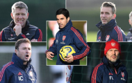 Mikel Arteta cùng đội ngũ phò tá 'khủng' tại Arsenal