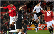Đánh đầu dũng mãnh thành bàn, Rashford lập tức nhắc đến Ronaldo