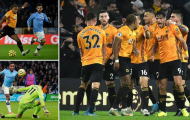 Thẻ đỏ oan nghiệt, Man City thua ngược cay đắng trước Wolves