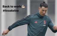 Ronaldo trở lại tập luyện, ngay lập tức gây ấn tượng vì 1 điều