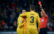 Luis Suarez nói gì về chiếc thẻ đỏ của De Jong?
