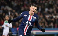 'Kẻ bị thành Milan' ruồng bỏ lập hat-trick khiến Verratti thán phục