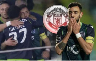 Fernandes ra dấu khi ghi bàn, ngày đến Old Trafford gần hơn bao giờ hết
