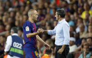Vì Valverde, Iniesta quay lưng chỉ trích thượng tầng Barcelona
