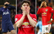 10 'máy rê bóng' kém hiệu quả nhất Premier League: Cú sốc tân binh Man Utd!